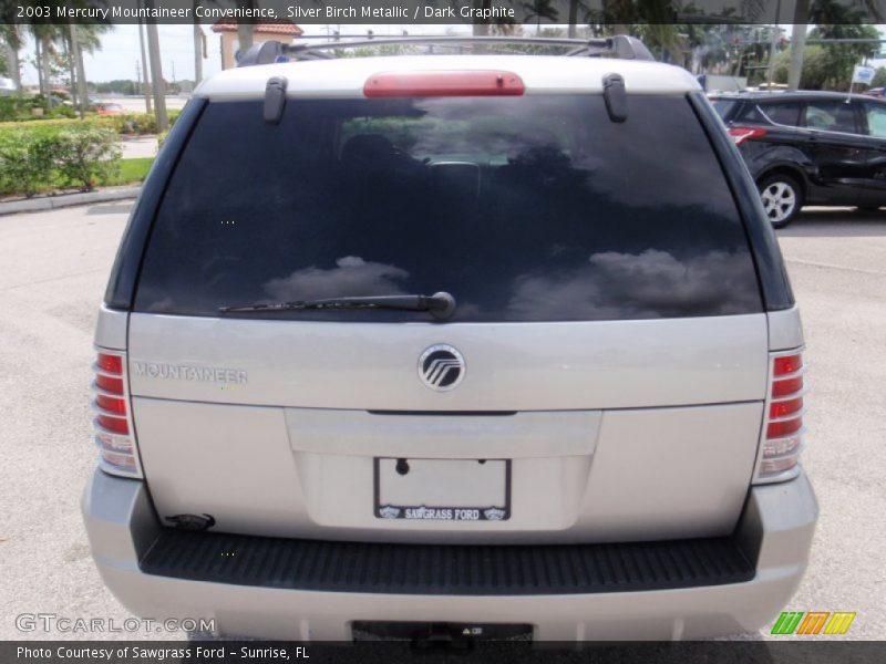 Silver Birch Metallic / Dark Graphite 2003 Mercury Mountaineer Convenience