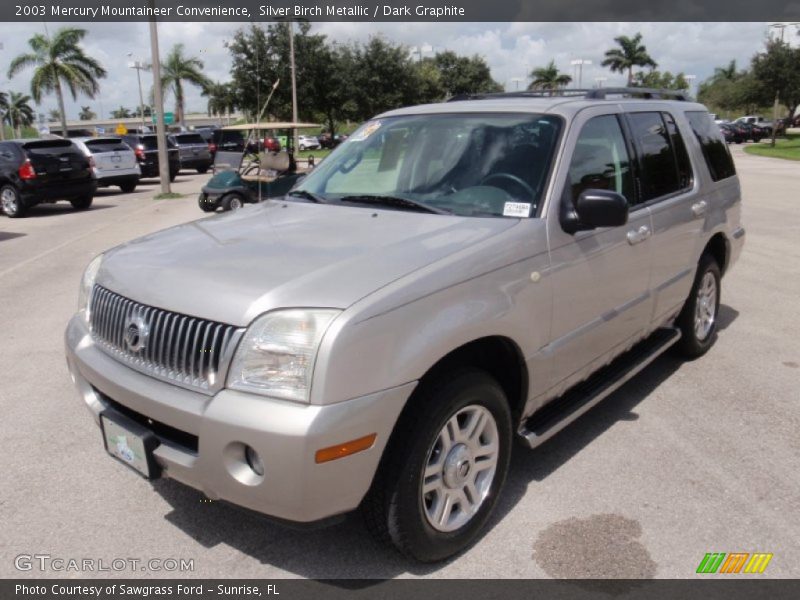 Silver Birch Metallic / Dark Graphite 2003 Mercury Mountaineer Convenience