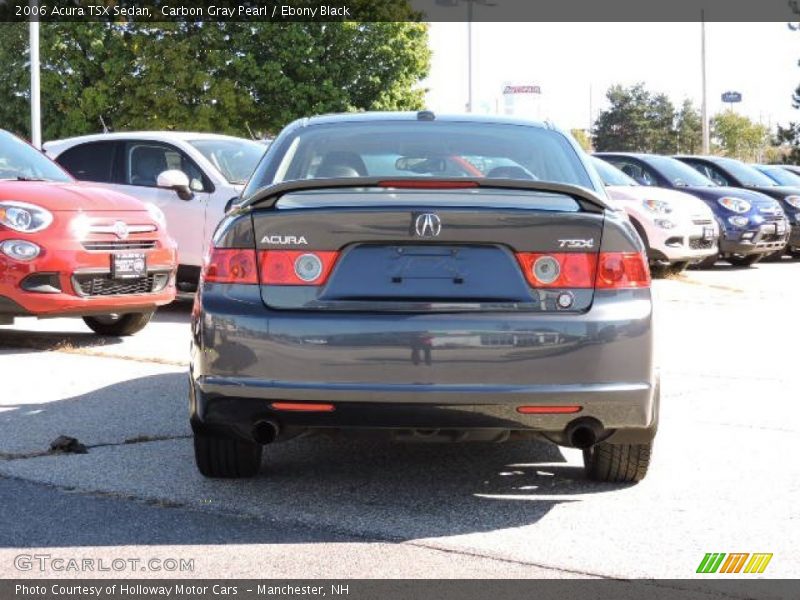 Carbon Gray Pearl / Ebony Black 2006 Acura TSX Sedan