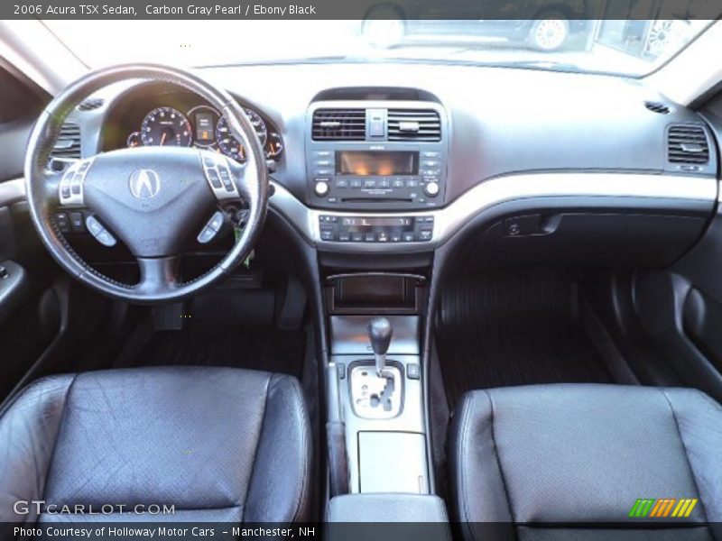 Carbon Gray Pearl / Ebony Black 2006 Acura TSX Sedan