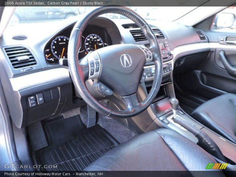 Carbon Gray Pearl / Ebony Black 2006 Acura TSX Sedan