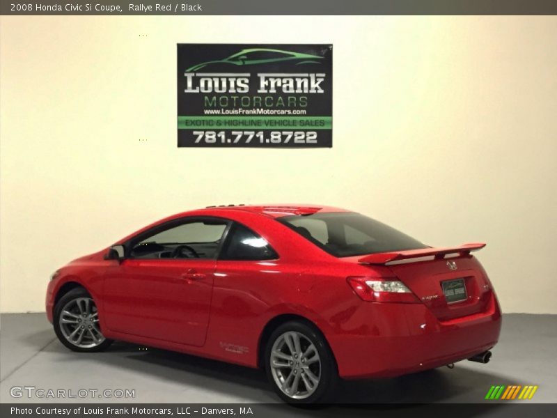 Rallye Red / Black 2008 Honda Civic Si Coupe