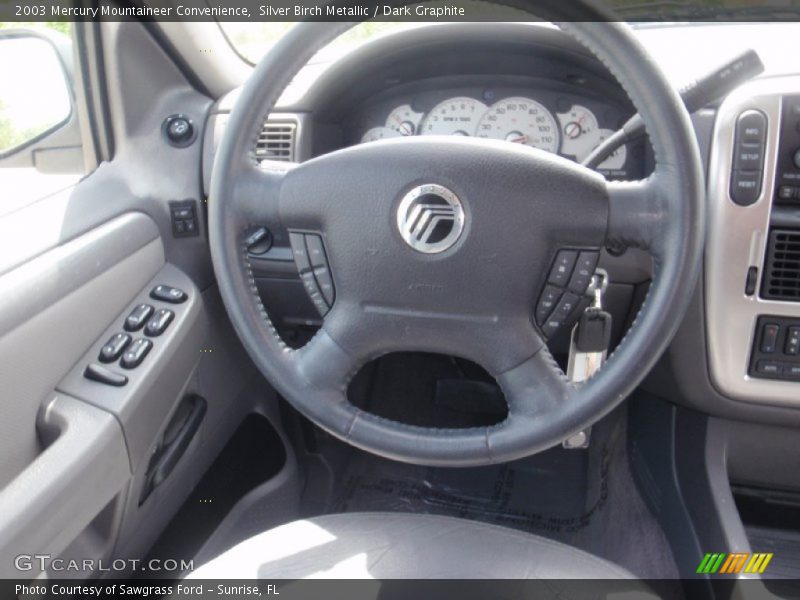 Silver Birch Metallic / Dark Graphite 2003 Mercury Mountaineer Convenience