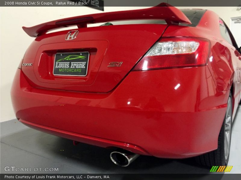 Rallye Red / Black 2008 Honda Civic Si Coupe