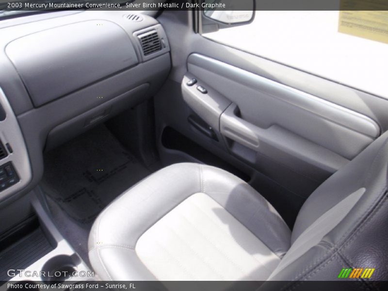 Silver Birch Metallic / Dark Graphite 2003 Mercury Mountaineer Convenience