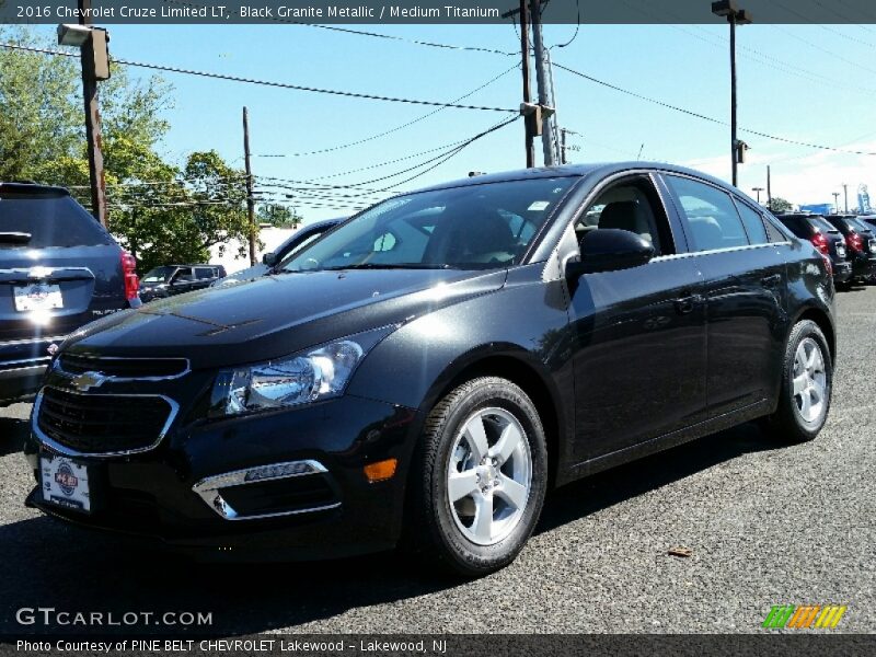 Black Granite Metallic / Medium Titanium 2016 Chevrolet Cruze Limited LT