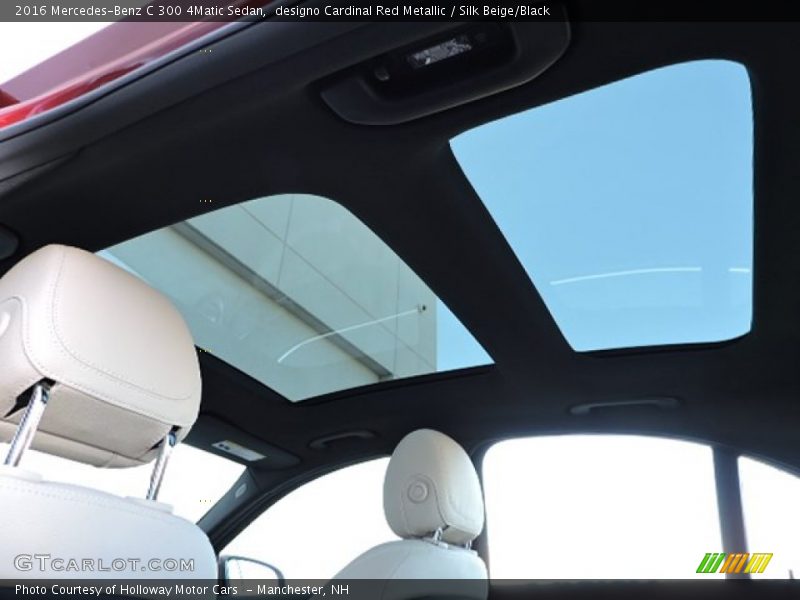 designo Cardinal Red Metallic / Silk Beige/Black 2016 Mercedes-Benz C 300 4Matic Sedan