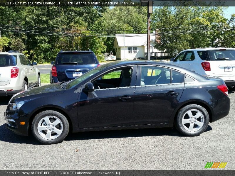 Black Granite Metallic / Medium Titanium 2016 Chevrolet Cruze Limited LT