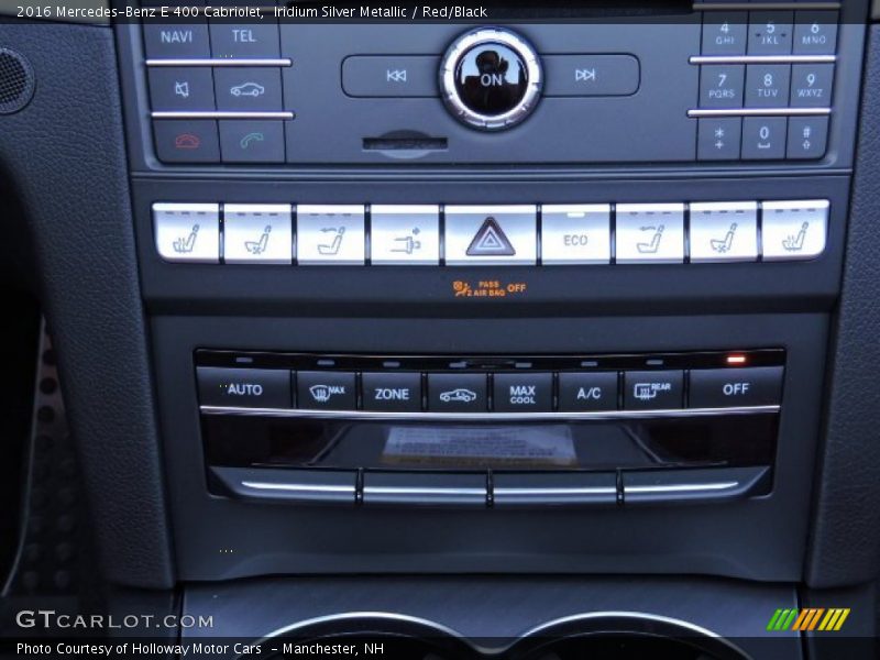 Controls of 2016 E 400 Cabriolet