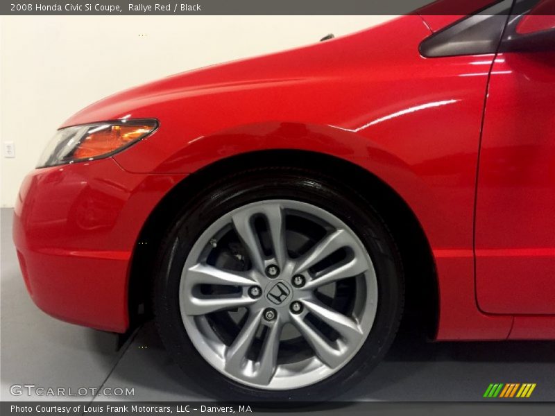Rallye Red / Black 2008 Honda Civic Si Coupe