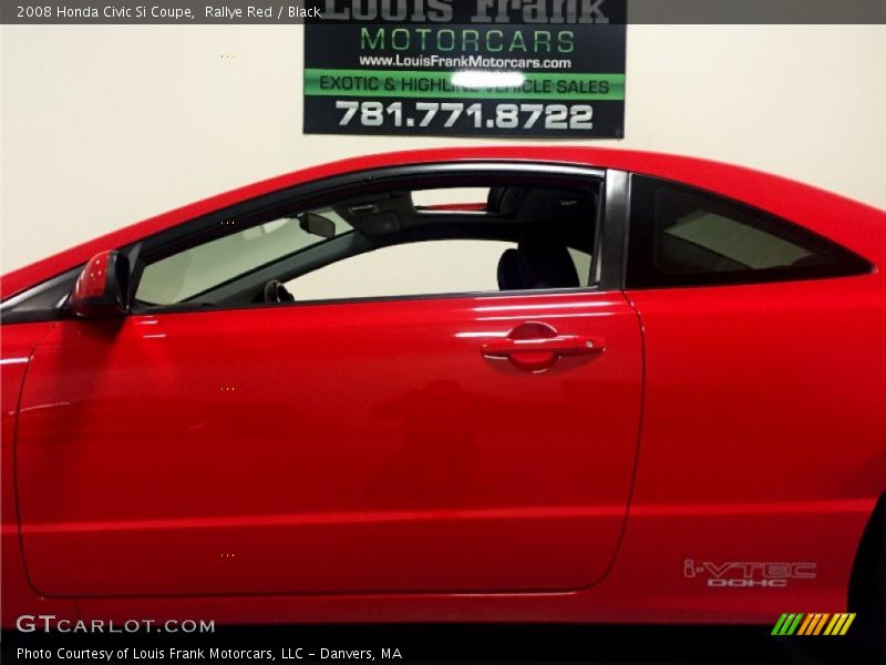 Rallye Red / Black 2008 Honda Civic Si Coupe