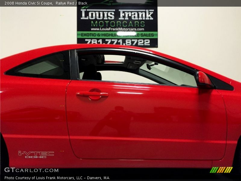Rallye Red / Black 2008 Honda Civic Si Coupe