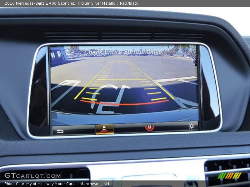 Iridium Silver Metallic / Red/Black 2016 Mercedes-Benz E 400 Cabriolet