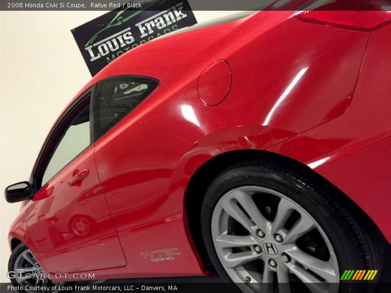 Rallye Red / Black 2008 Honda Civic Si Coupe