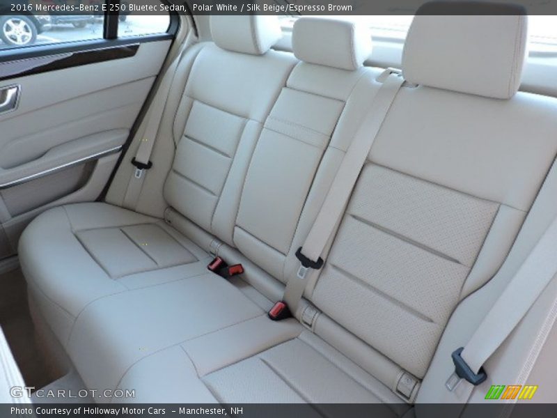 Polar White / Silk Beige/Espresso Brown 2016 Mercedes-Benz E 250 Bluetec Sedan