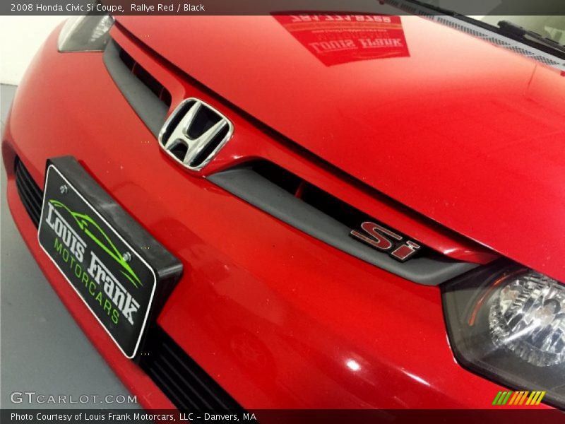 Rallye Red / Black 2008 Honda Civic Si Coupe