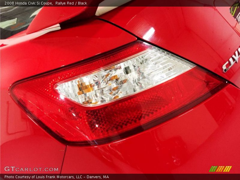 Rallye Red / Black 2008 Honda Civic Si Coupe
