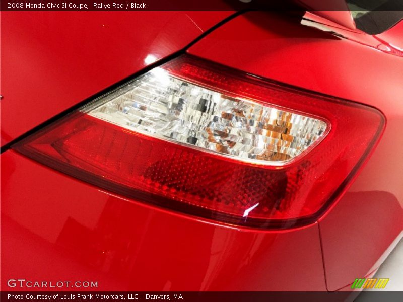 Rallye Red / Black 2008 Honda Civic Si Coupe