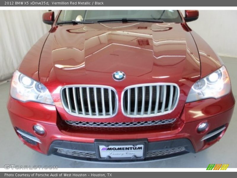 Vermillion Red Metallic / Black 2012 BMW X5 xDrive35d