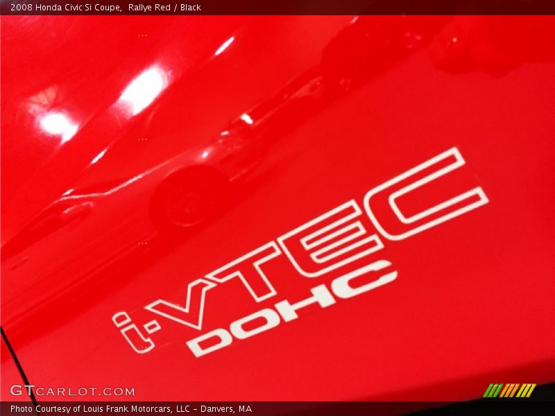 Rallye Red / Black 2008 Honda Civic Si Coupe