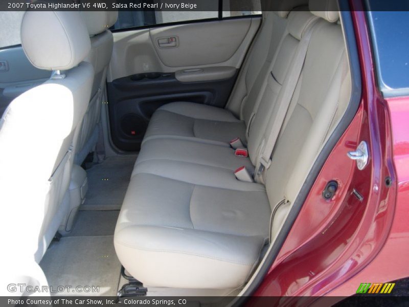 Salsa Red Pearl / Ivory Beige 2007 Toyota Highlander V6 4WD