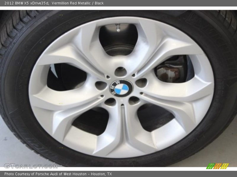 Vermillion Red Metallic / Black 2012 BMW X5 xDrive35d