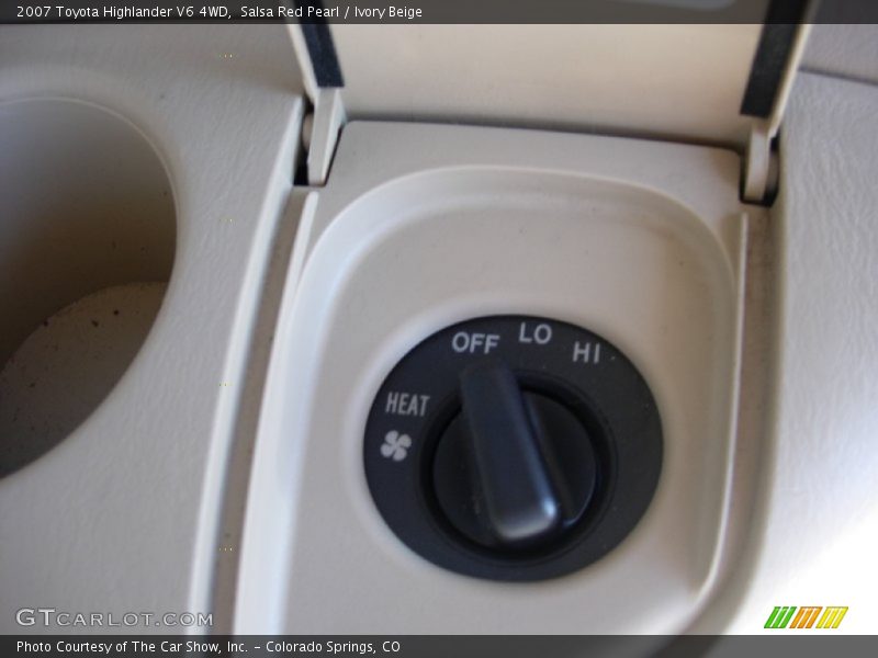 Salsa Red Pearl / Ivory Beige 2007 Toyota Highlander V6 4WD