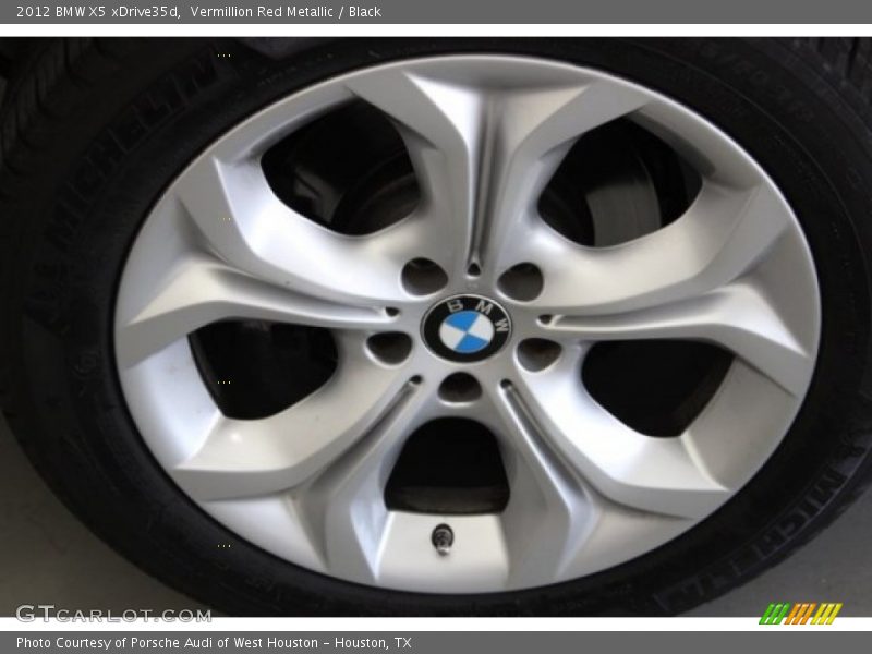 Vermillion Red Metallic / Black 2012 BMW X5 xDrive35d