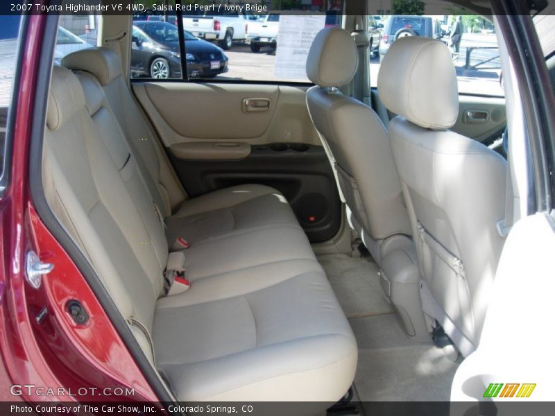 Salsa Red Pearl / Ivory Beige 2007 Toyota Highlander V6 4WD