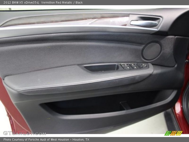 Vermillion Red Metallic / Black 2012 BMW X5 xDrive35d