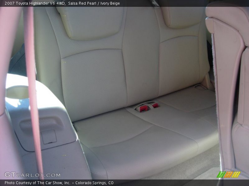 Salsa Red Pearl / Ivory Beige 2007 Toyota Highlander V6 4WD