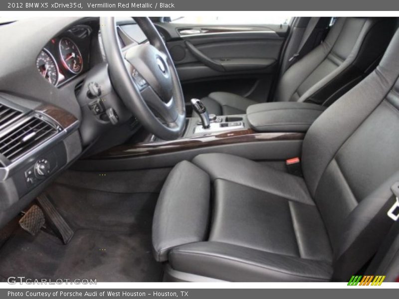 Vermillion Red Metallic / Black 2012 BMW X5 xDrive35d
