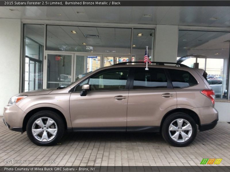 Burnished Bronze Metallic / Black 2015 Subaru Forester 2.5i Limited
