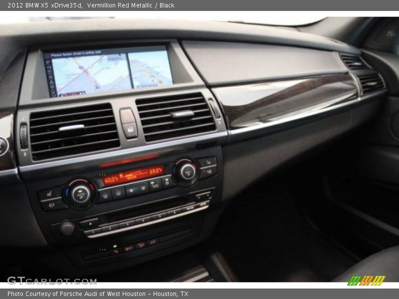 Vermillion Red Metallic / Black 2012 BMW X5 xDrive35d