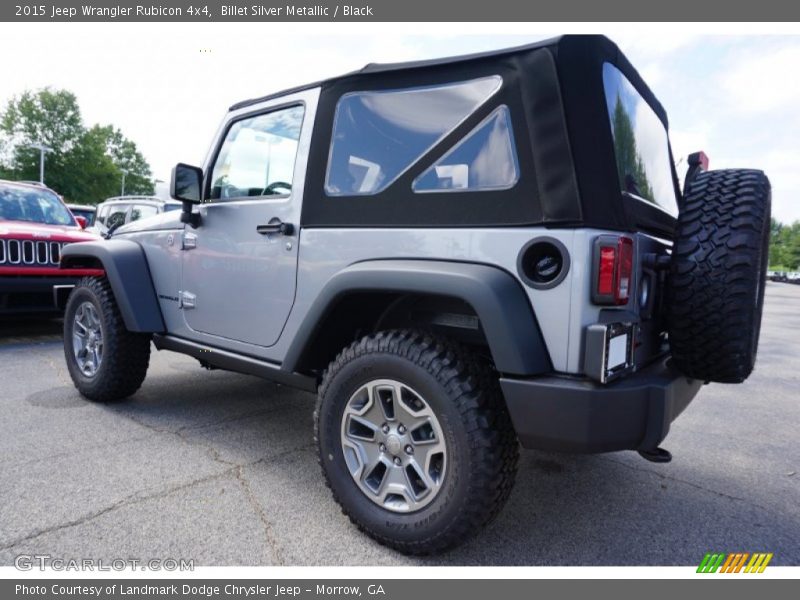 Billet Silver Metallic / Black 2015 Jeep Wrangler Rubicon 4x4