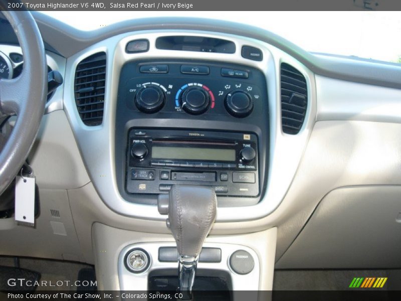 Salsa Red Pearl / Ivory Beige 2007 Toyota Highlander V6 4WD