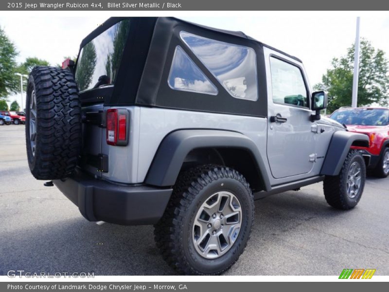 Billet Silver Metallic / Black 2015 Jeep Wrangler Rubicon 4x4