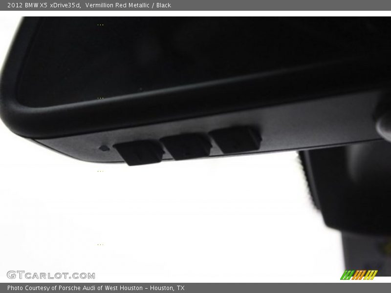 Vermillion Red Metallic / Black 2012 BMW X5 xDrive35d