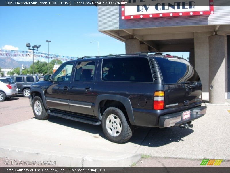 Dark Gray Metallic / Tan/Neutral 2005 Chevrolet Suburban 1500 LT 4x4