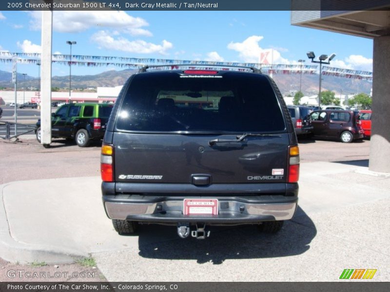 Dark Gray Metallic / Tan/Neutral 2005 Chevrolet Suburban 1500 LT 4x4