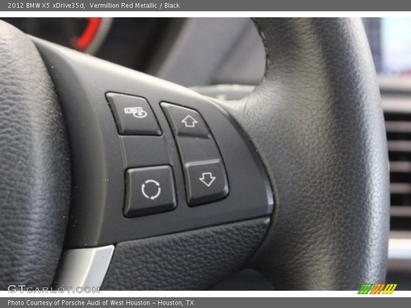 Vermillion Red Metallic / Black 2012 BMW X5 xDrive35d