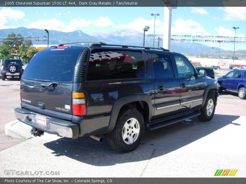 Dark Gray Metallic / Tan/Neutral 2005 Chevrolet Suburban 1500 LT 4x4