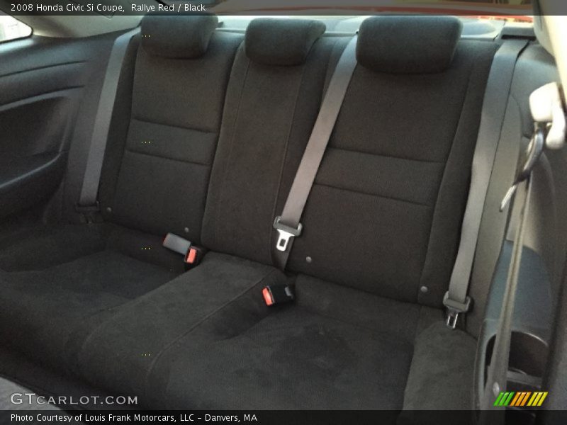 Rear Seat of 2008 Civic Si Coupe