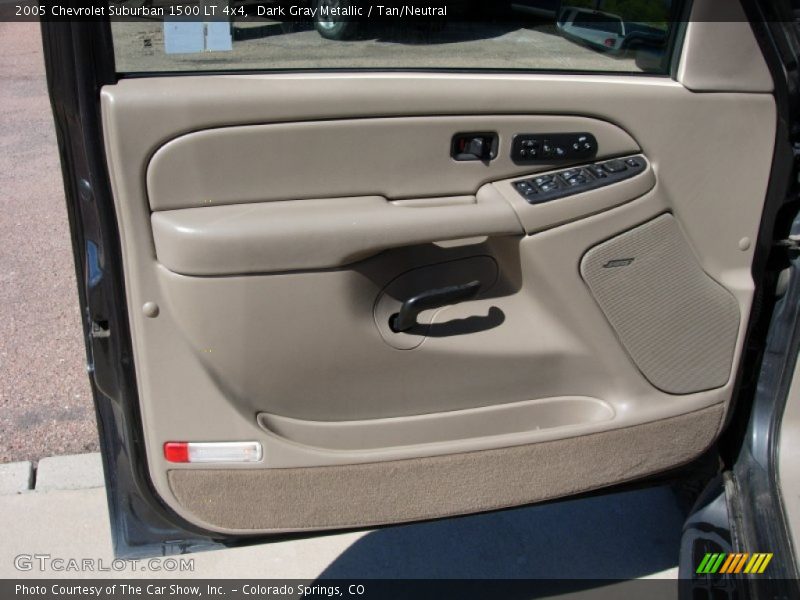 Dark Gray Metallic / Tan/Neutral 2005 Chevrolet Suburban 1500 LT 4x4