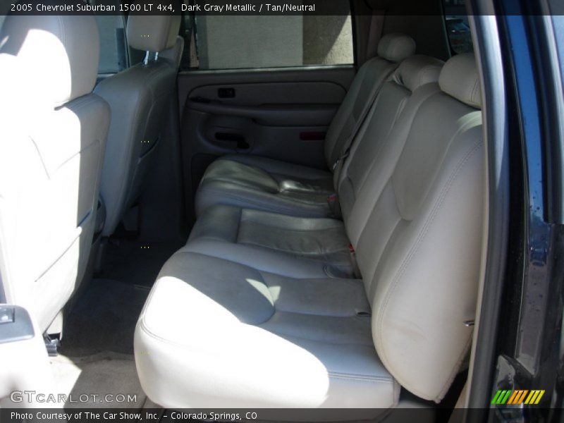 Dark Gray Metallic / Tan/Neutral 2005 Chevrolet Suburban 1500 LT 4x4