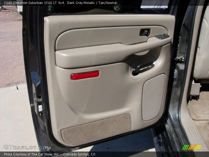 Dark Gray Metallic / Tan/Neutral 2005 Chevrolet Suburban 1500 LT 4x4