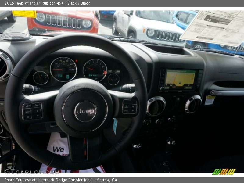 Black / Black 2015 Jeep Wrangler Rubicon 4x4