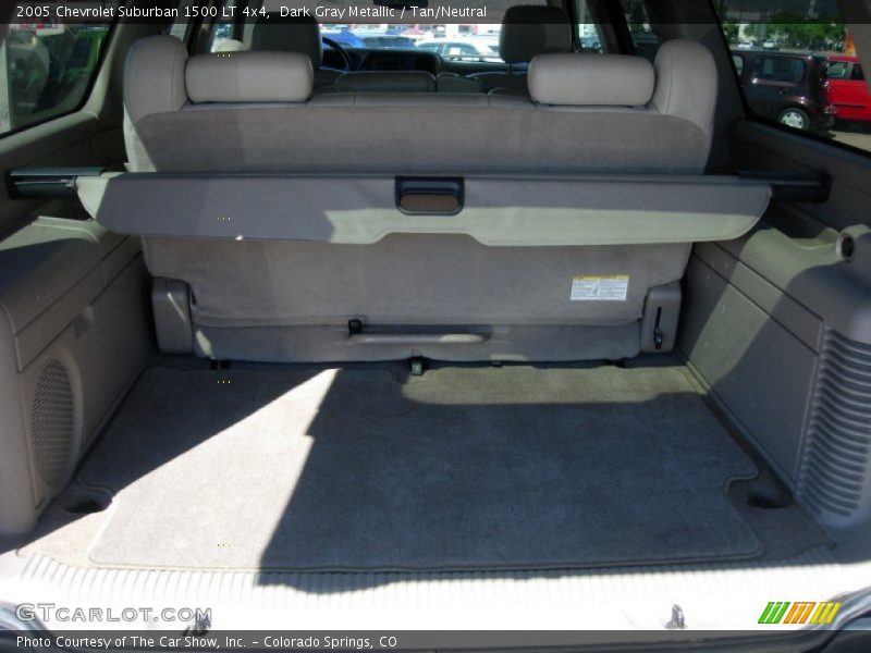 Dark Gray Metallic / Tan/Neutral 2005 Chevrolet Suburban 1500 LT 4x4