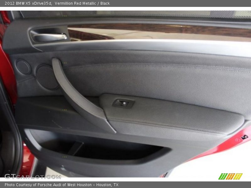 Vermillion Red Metallic / Black 2012 BMW X5 xDrive35d
