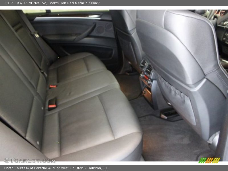Vermillion Red Metallic / Black 2012 BMW X5 xDrive35d